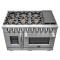 48″ Forno Capriasca Freestanding French Door Gas Range - FFSGS6460-48