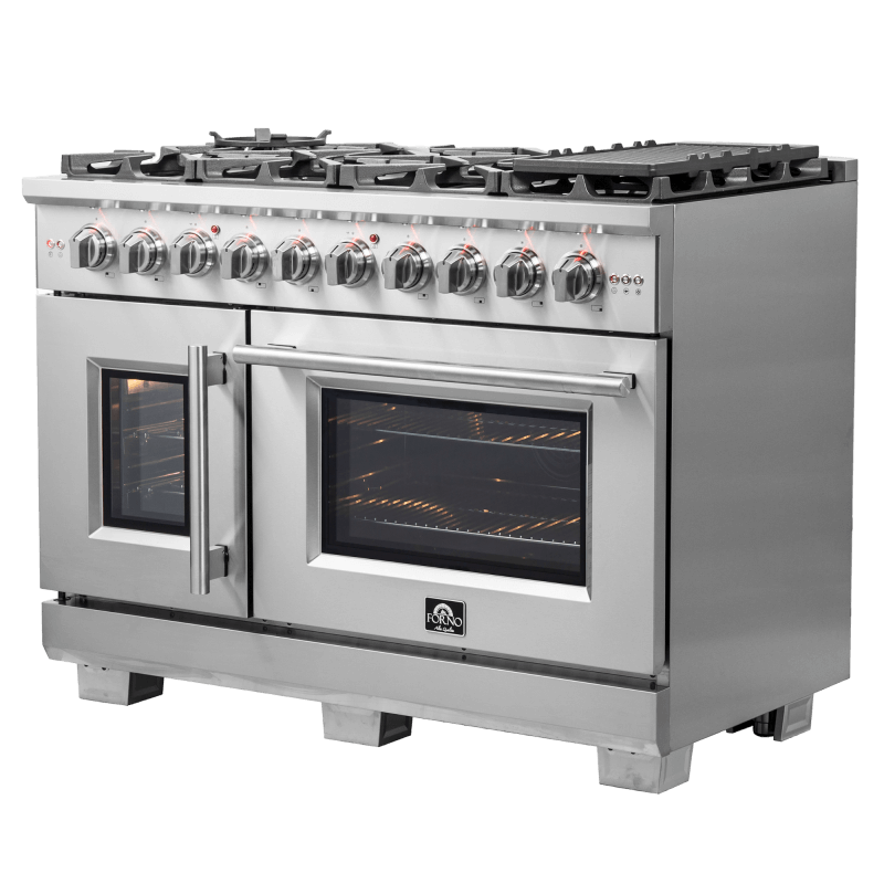 48″ Forno Capriasca Freestanding French Door Gas Range - FFSGS6460-48