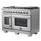 48″ Forno Capriasca Freestanding French Door Gas Range - FFSGS6460-48