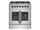 30" Forno Galiano French Door Dual Fuel Range All Stainless Steel with 5 Sealed Burners - FFSGS6356-30