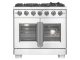 36″ Forno Capriasca Freestanding French Door Gas Range - FFSGS6460-36