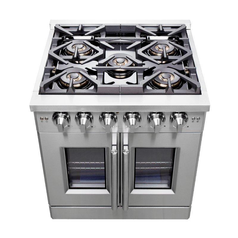 30″ Forno Capriasca Freestanding French Door Gas Range - FFSGS6460-30
