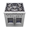 30″ Forno Capriasca Freestanding French Door Gas Range - FFSGS6460-30