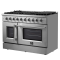 48″ Forno Galiano Freestanding French Door Gas Range - FFSGS6444-48