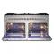60" Forno Massimo Dual Fuel Range with 8.64 Cu.Ft. True Convection Double Ovens in Stainless Steel - FFSGS6125-60