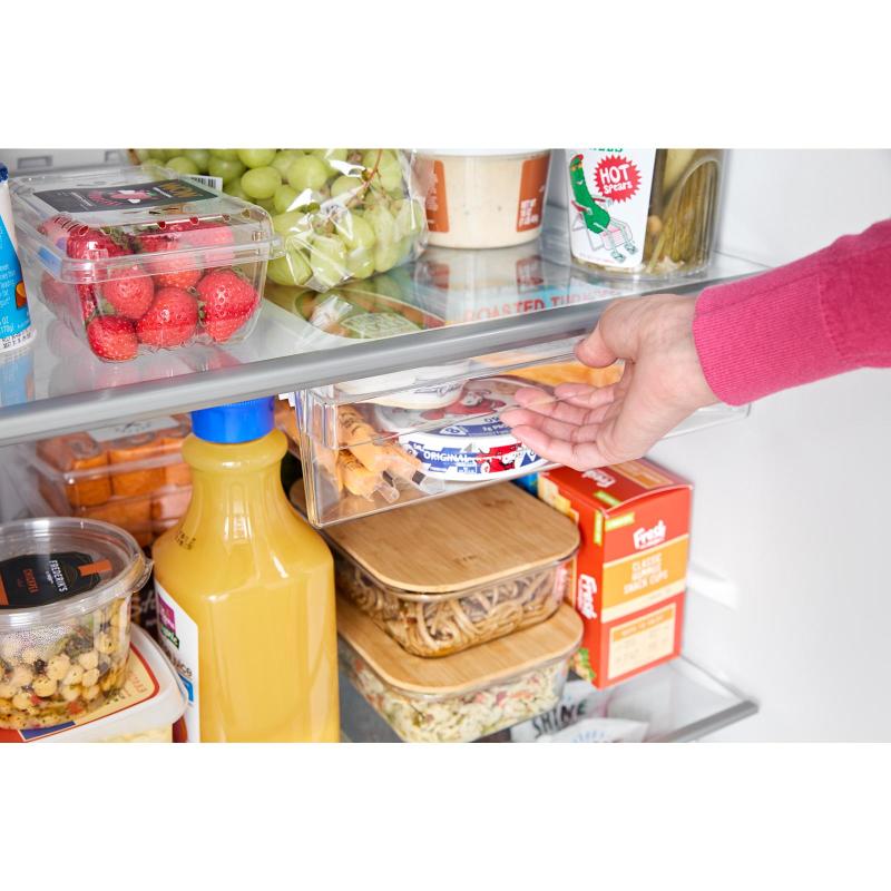 28" Whirlpool 14 Cu. Ft. Wide Top Freezer Refrigerator with Total Coverage Cooling - WRTX3314TB