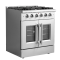 30″ Forno Galiano Freestanding French Door Gas Range - FFSGS6444-30