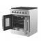 30″ Forno Galiano Freestanding French Door Gas Range - FFSGS6444-30