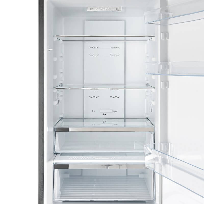 Forno 21.6 Cu. Ft. Counter Depth Double Bottom Freezer Refrigerator in Stainless Steel - FFFFD1778-48