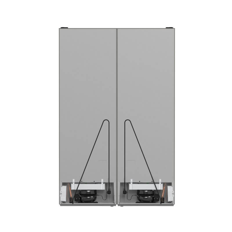 Forno 21.6 Cu. Ft. Counter Depth Double Bottom Freezer Refrigerator in Stainless Steel - FFFFD1778-48