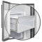 36" Forno 20 Cu. Ft. Salerno Side by Side Stainless Steel Refrigerator with Ice Maker - FFRBI1844-36SB