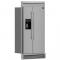36" Forno 20 Cu. Ft. Salerno Side by Side Stainless Steel Refrigerator with Decorative Grill - FFRBI1844-40SG