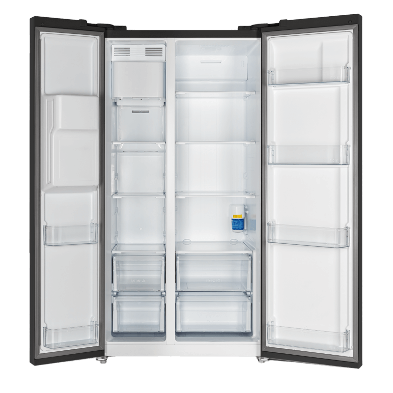 36" Forno 20 Cu. Ft. Espresso Salerno Side-by-Side Refrigerator in Black - FFRBI1844-36BLK