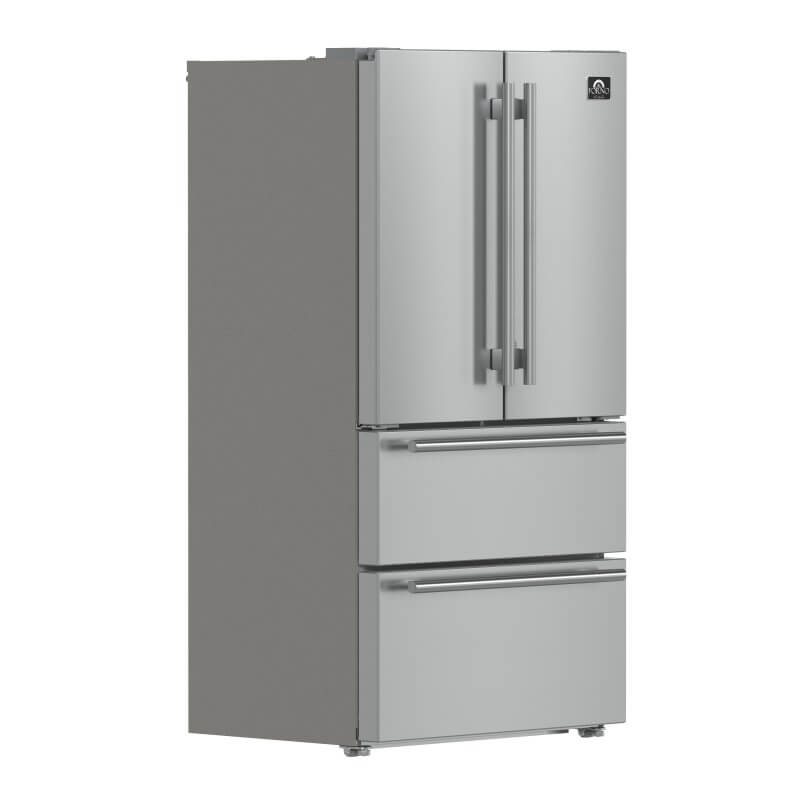 36" Forno 19.2 Cu.Ft. Moena French Door Refrigerator - FFRBI1820-36SB