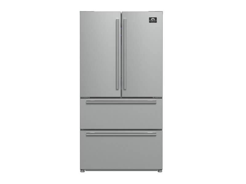 36" Forno 19.2 Cu.Ft. Moena French Door Refrigerator - FFRBI1820-36SB