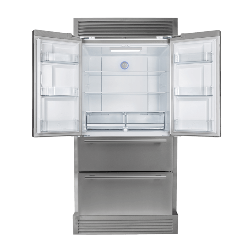 36" Forno 19.2 Cu. Ft. Moena French Door Refrigerator with Grill Trim - FFRBI1820-40SG
