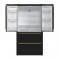 36" Forno 19.2 Cu. Ft. Moena Espresso French Door Refrigerator - FFRBI1820-36BLK