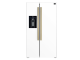 36" Forno 20 Cu. Ft. Salerno Espresso White Side-by-Side Refrigerator - FFRBI1844-36WHT