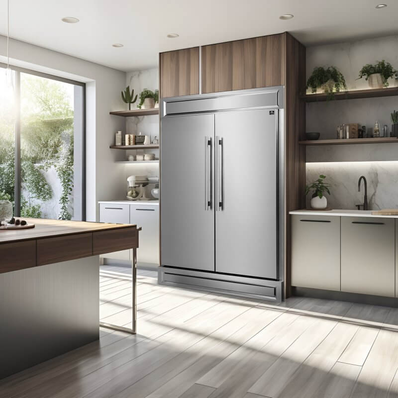 60" Forno 27.2 Cu. Ft. Maderno Built-In 2-Piece Convertible Refrigerator/Freezer - FFFFD1722-60S
