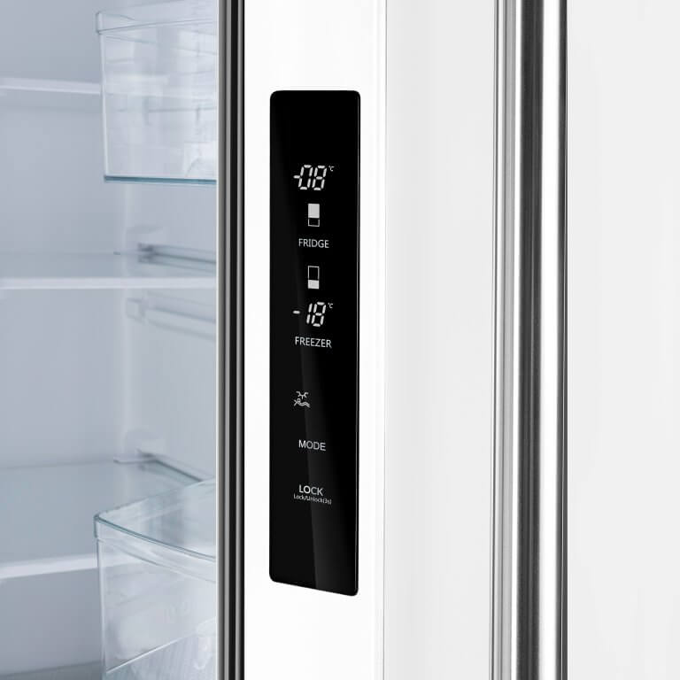 30" Forno 17.5 Cu. Ft. Espresso Gallipoli French Door Refrigerator - FFFFD1974-31WHT