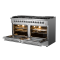 60" Forno 8.64 Cu. Ft. Galiano Dual Fuel Range in Stainless Steel - FFSGS6156-60