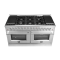 60" Forno 8.64 Cu. Ft. Galiano Dual Fuel Range in Stainless Steel - FFSGS6156-60