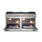 60" Forno 8.54 Cu. Ft. Capriasca Dual Fuel Range in Stainless Steel - FFSGS6187-60