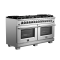 60" Forno 8.54 Cu. Ft. Capriasca Dual Fuel Range in Stainless Steel - FFSGS6187-60