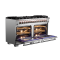 60" Forno 8.54 Cu. Ft. Capriasca Dual Fuel Range in Stainless Steel - FFSGS6187-60