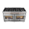 60" Forno 8.54 Cu. Ft. Capriasca Dual Fuel Range in Stainless Steel - FFSGS6187-60
