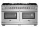 60" Forno 8.54 Cu. Ft. Capriasca Dual Fuel Range in Stainless Steel - FFSGS6187-60