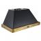 48" Forno Vittorio Wall Mount Range Hood in Black - FRHWM5078-48BLK