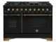 48" Forno 5.5 Cu. Ft. Dual Fuel Double Oven Range in Black - FFSGS6113-48BLK