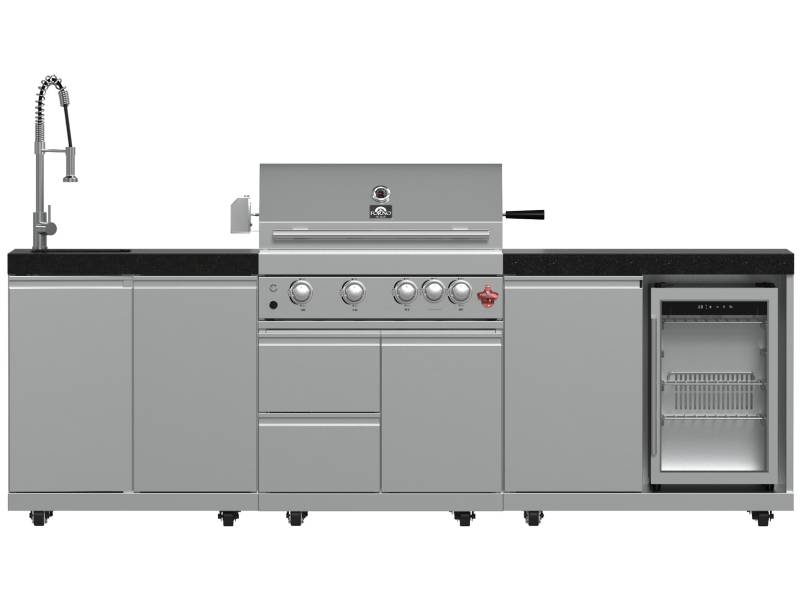 Forno Bulnes Outdoor Kitchen Set - FODKT2506BLK