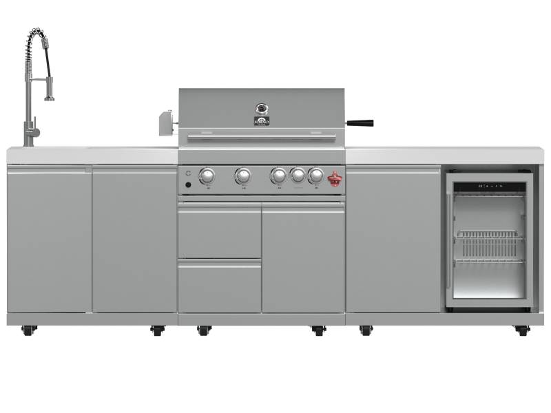 Forno Bulnes Outdoor Kitchen Set - FODKT2506WHT
