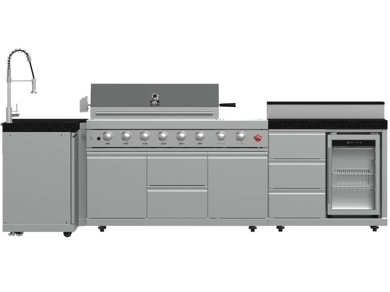 Forno Bulnes Outdoor Kitchen Set - FODKT2520BLK
