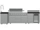 Forno Bulnes Outdoor Kitchen Set - FODKT2520BLK