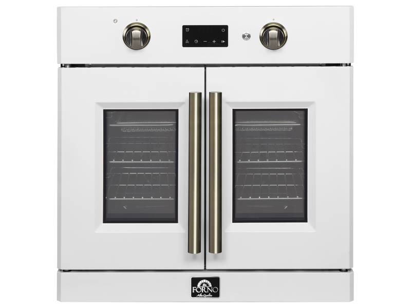 30" Forno  French Door Electric Single Wall Oven - FBOEL1333-30WHT