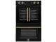 30" Forno Double Electric Wall Oven with Upper French Doors - FBOEL1340-30BLK