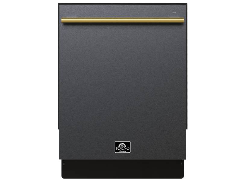 24" Forno Romano Espresso Built-In Dishwasher - FDWBI8035-24BLK