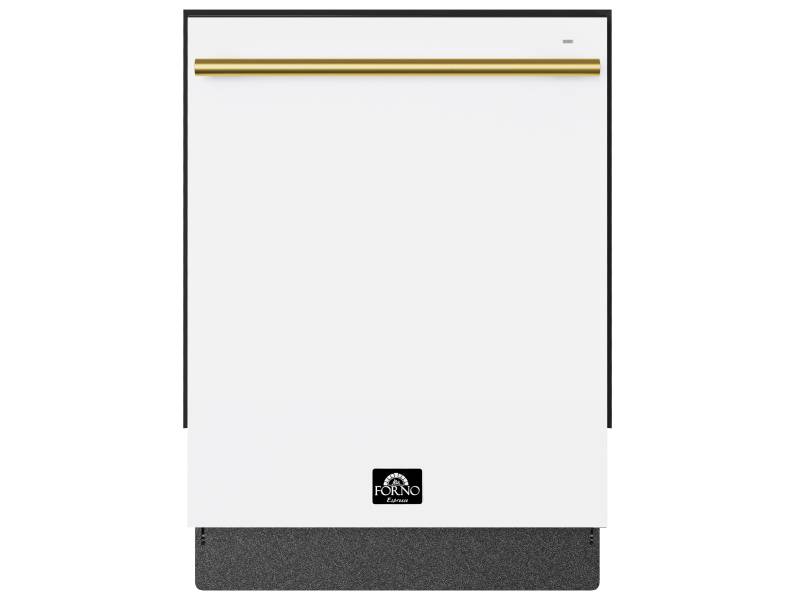 24" Forno Romano Espresso Built-In Dishwasher -FDWBI8035-24WHT