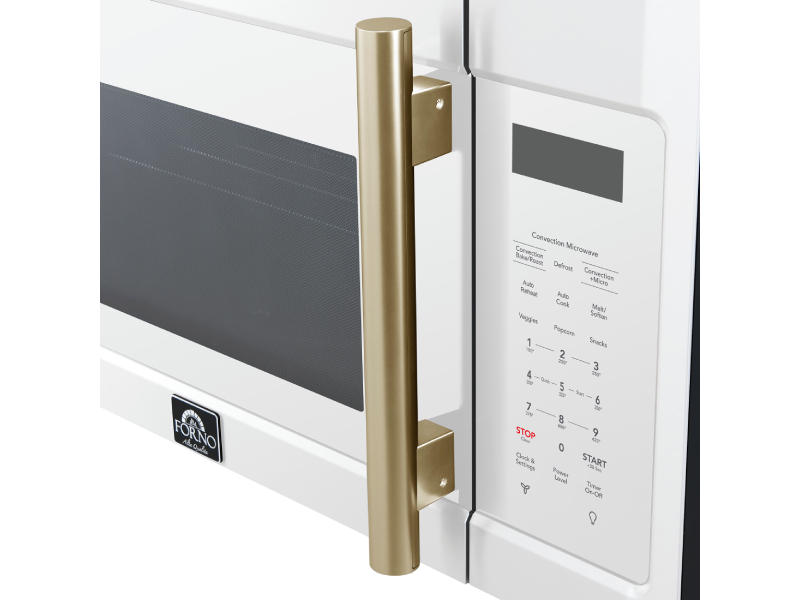 30" Forno Fornace 1.5 Cu. Ft Over the Range Convection Microwave in White - FOTR3038-30WHT