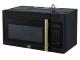 30" Forno Fornace 1.5 Cu. Ft Over the Range Convection Microwave in Black - FOTR3038-30BLK