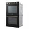30" Forno Vomero 10 Cu. Ft. Double Wall Oven in Black - FBOEL1324-30BLK