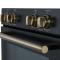 30" Forno Vomero 10 Cu. Ft. Double Wall Oven in Black - FBOEL1324-30BLK