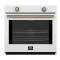 30" Forno Vomero  5 Cu.Ft. Wall Oven in White - FBOEL1370-30WHT