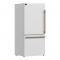 62" Forno Milano 34.4 Cu. Ft. 2-Piece Freestanding Dual Bottom Freezer Refrigerator - FFFFD1787-60WHT