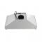 36" Forno Venezia Wall-Mounted Range Hood in White with Touch Controls and Baffle Filters - FRHWM5503-36WHT