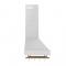 36" Forno Venezia Wall-Mounted Range Hood in White with Touch Controls and Baffle Filters - FRHWM5503-36WHT