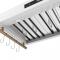 36" Forno Venezia Wall-Mounted Range Hood in White with Touch Controls and Baffle Filters - FRHWM5503-36WHT